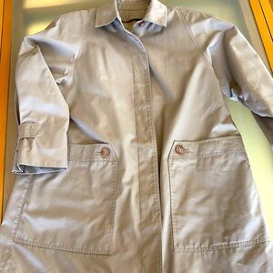 London Fog half trench coat with removable liner.